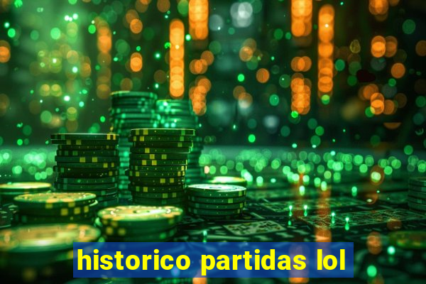 historico partidas lol